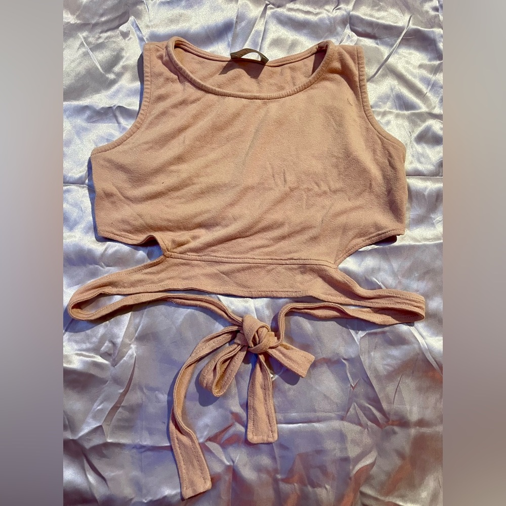 Pink Crop Top